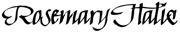 Rosemary Italic Font