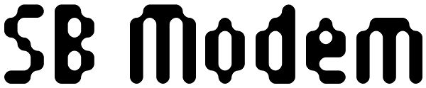 SB Modem Font