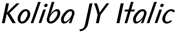 Koliba JY Italic Font