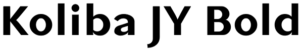 Koliba JY Bold Font