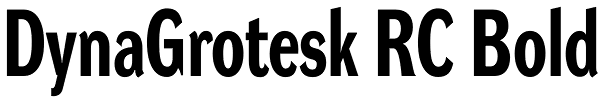 DynaGrotesk RC Bold Font