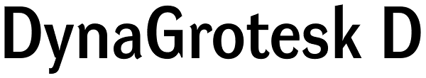 DynaGrotesk D Font