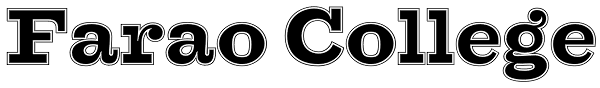 Farao College Font