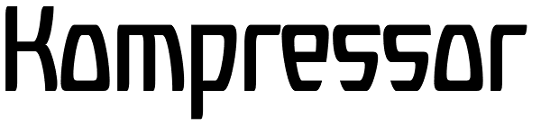 Kompressor Font