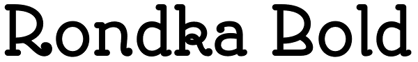 Rondka Bold Font