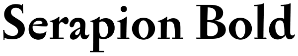 Serapion Bold Font