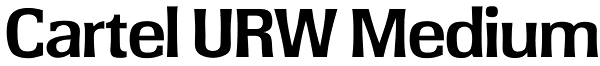 Cartel URW Medium Font