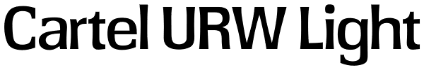 Cartel URW Light Font