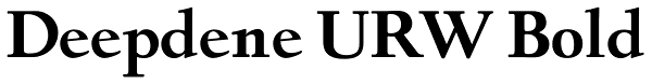 Deepdene URW Bold Font