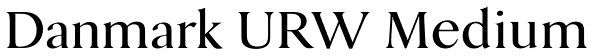 Danmark URW Medium Font