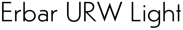 Erbar URW Light Font