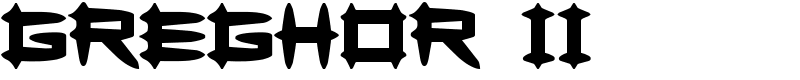 Greghor II Font