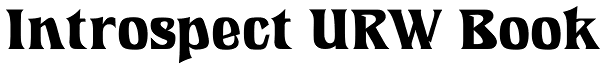 Introspect URW Book Font