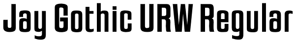 Jay Gothic URW Regular Font