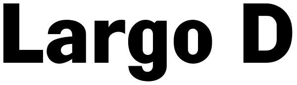 Largo D Font