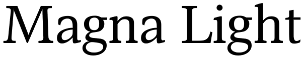 Magna Light Font