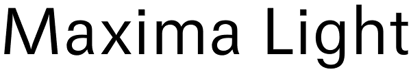 Maxima Light Font