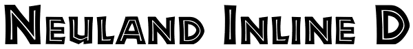 Neuland Inline D Font