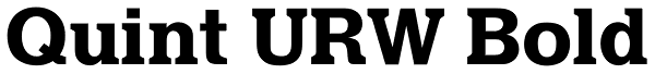 Quint URW Bold Font