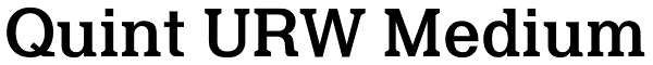 Quint URW Medium Font