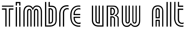 Timbre URW Alt Font