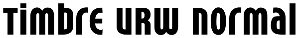 Timbre URW Normal Font