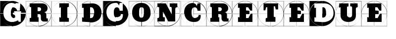 GridConcreteDue Font