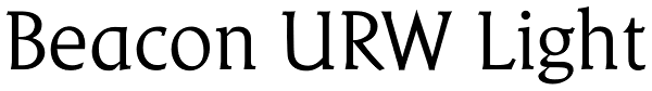 Beacon URW Light Font