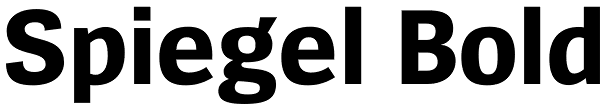 Spiegel Bold Font