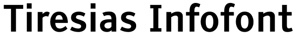 Tiresias Infofont Font