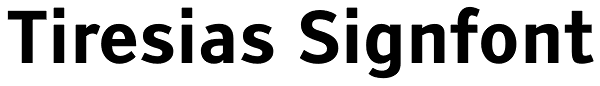 Tiresias Signfont Font