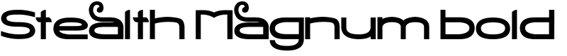 Stealth Magnum Bold Font