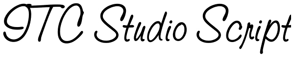 ITC Studio Script Font