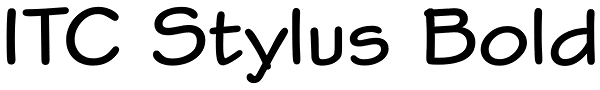 ITC Stylus Bold Font