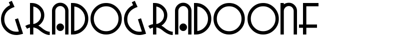 GradoGradooNF Font