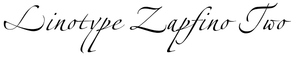 Linotype Zapfino Two Font