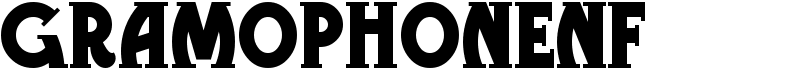 GramophoneNF Font