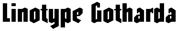 Linotype Gotharda Font