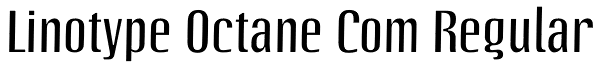 Linotype Octane Com Regular Font