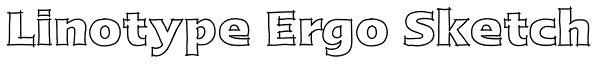 Linotype Ergo Sketch Font