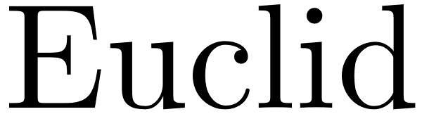 Euclid Font