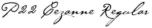 P22 Cezanne Regular Font