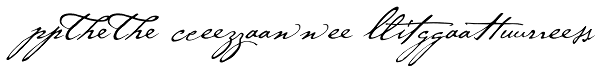 P22 Cezanne Ligatures Font