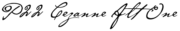 P22 Cezanne Alt One Font