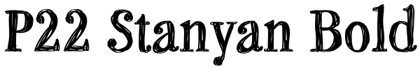 P22 Stanyan Bold Font