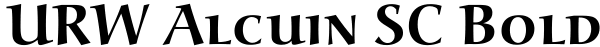 URW Alcuin SC Bold Font