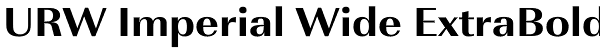 URW Imperial Wide ExtraBold Font