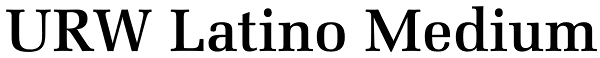 URW Latino Medium Font