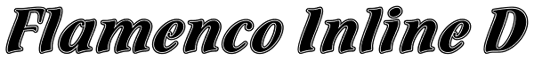 Flamenco Inline D Font