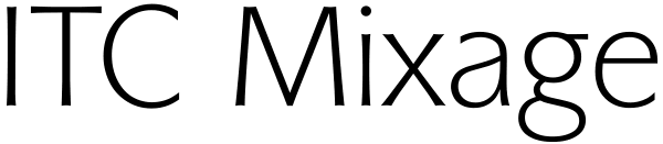 ITC Mixage Font